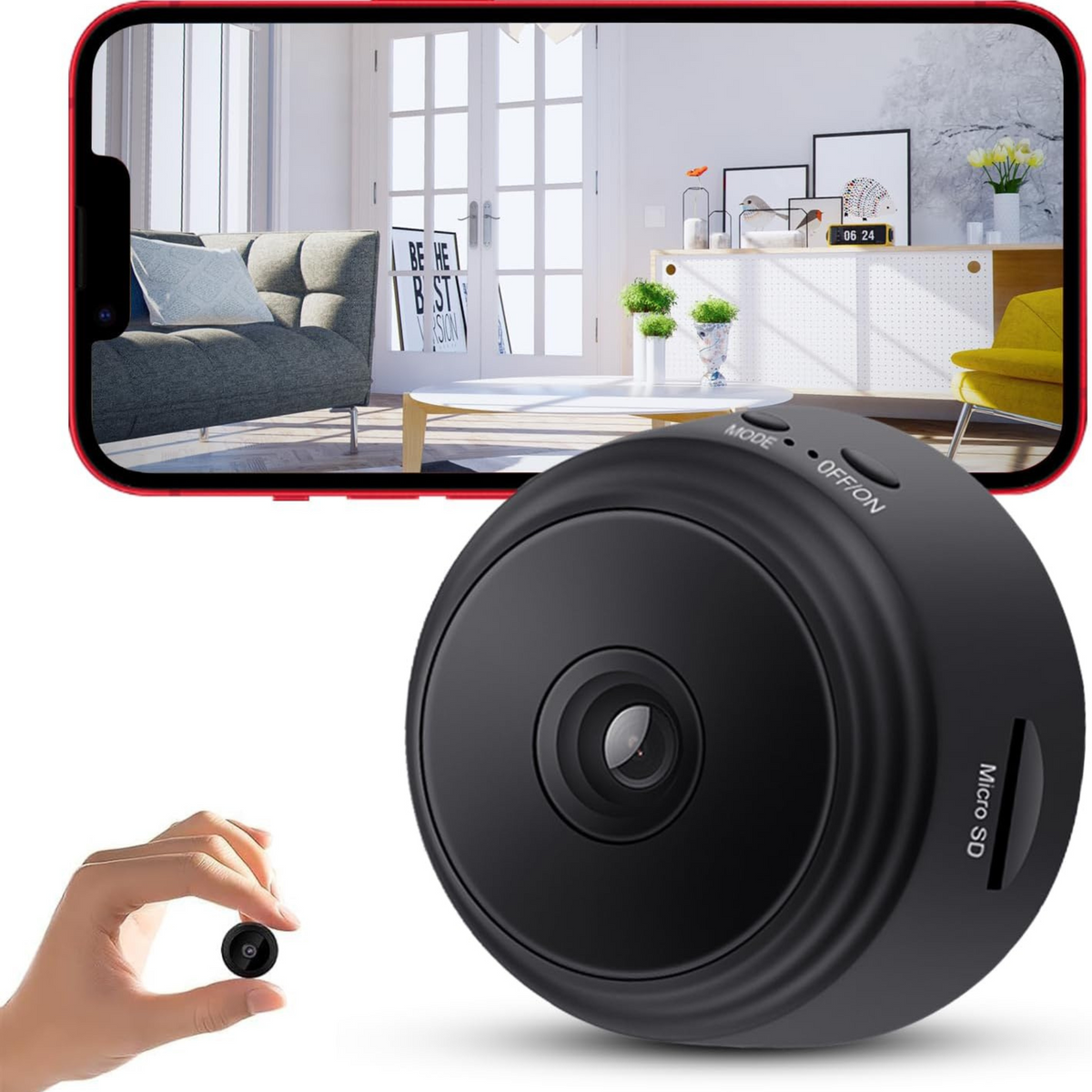 Hidden Camera Spy Camera, 1080P HD WiFi Camera