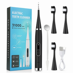 An Electric Toothbrush And Cleaner Set for human and pets