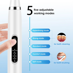 An Electric Toothbrush And Cleaner Set for human and pets