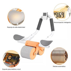 2-in-1 Abs Roller Wheel for Workouts